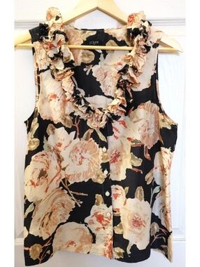 J.Crew Silk Blouse Sz 8